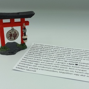 Kis torii kapu gonggal - Japánkert kiegészítő - Meska.hu