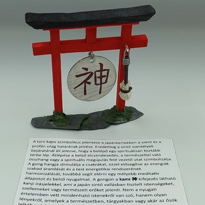 Torii kapu gonggal - Japánkert kiegészítő - Meska.hu