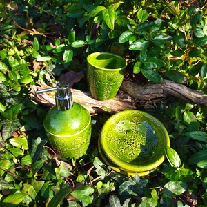 Fürdőszobai kiegészítő szett álló tulipános - otthon & életmód - fürdőszoba - szappantartó - Meska.hu Fürdőszobai kiegészítő szett álló tulipános - otthon & életmód - fürdőszoba - szappantartó - Meska.hu