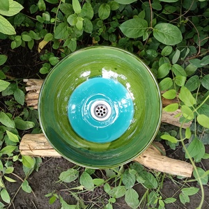 Kerámia mosdótál - otthon & életmód - fürdőszoba - mosdótál - Meska.hu