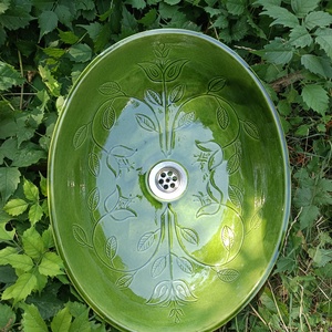 Kerámia mosdótál - otthon & életmód - fürdőszoba - mosdótál - Meska.hu