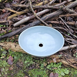 Kerámia mosdótál ovális  - otthon & életmód - fürdőszoba - mosdótál - Meska.hu