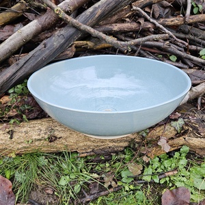 Kerámia mosdótál ovális  - otthon & életmód - fürdőszoba - mosdótál - Meska.hu