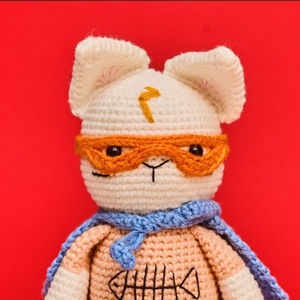 BatCat -Szuper macska  - játék & sport - plüssállat & játékfigura - cica - Meska.hu