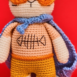 BatCat -Szuper macska  - játék & sport - plüssállat & játékfigura - cica - Meska.hu