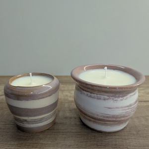 Kerámia gyertya szett - otthon & életmód - gyertya, illat, aroma - gyertya - Meska.hu