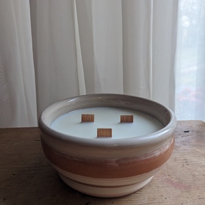 Kerámia gyertya, Karácsony, Karácsonyi lakásdekoráció, Karácsonyi illatgyertya, mécses, Kerámia, MESKA