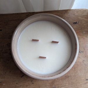 Kerámia gyertya - karácsony - karácsonyi lakásdekoráció - karácsonyi illatgyertya, mécses - Meska.hu