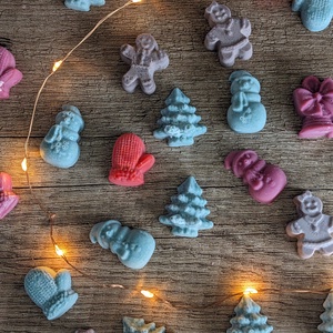 Kerámia gyertya - karácsony - karácsonyi lakásdekoráció - karácsonyi illatgyertya, mécses - Meska.hu