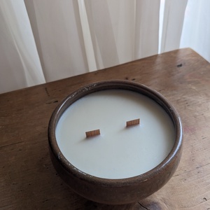 Kerámia gyertya - karácsony - karácsonyi lakásdekoráció - karácsonyi illatgyertya, mécses - Meska.hu