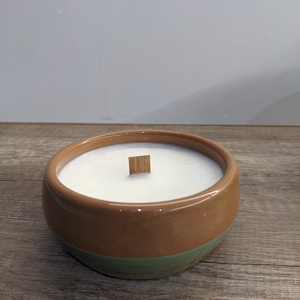 Kerámia gyertya  - karácsony - karácsonyi lakásdekoráció - karácsonyi illatgyertya, mécses - Meska.hu