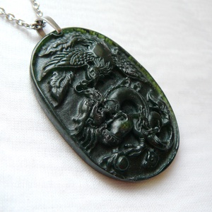 Jáde sárkány medál -  - Meska.hu