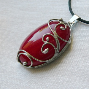 Jáde medál - ékszer - nyaklánc - medálos nyaklánc - Meska.hu