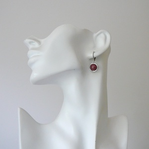 Thulit fülbevaló - ékszer - fülbevaló - lógó fülbevaló - Meska.hu