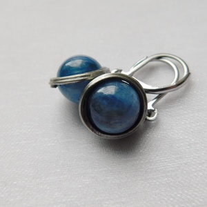 Kianit fülbevaló - ékszer - fülbevaló - lógó fülbevaló - Meska.hu