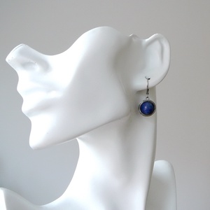 Kianit fülbevaló - ékszer - fülbevaló - lógó fülbevaló - Meska.hu