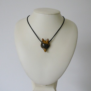 Tigrisszem róka medálos nyaklánc - ékszer - nyaklánc - medálos nyaklánc - Meska.hu