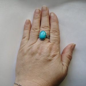 Türkinit gyűrű - ékszer - gyűrű - szoliter gyűrű - Meska.hu