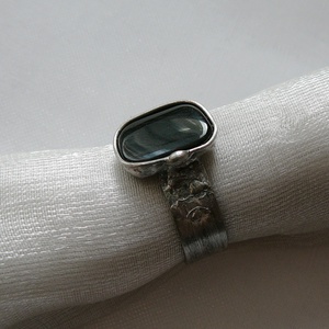 Turmalin gyűrű, Ékszer, Gyűrű, Szoliter gyűrű, Ékszerkészítés, Fémmegmunkálás, MESKA