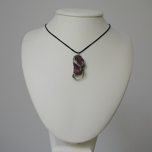 Rubin medál - ékszer - nyaklánc - medálos nyaklánc - Meska.hu