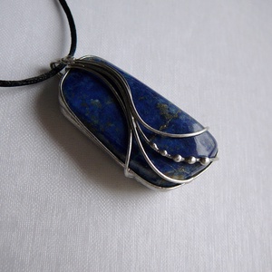 Lápisz lazuli medál - ékszer - nyaklánc - medál - Meska.hu