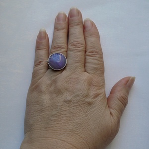 Achát gyűrű - ékszer - gyűrű - szoliter gyűrű - Meska.hu