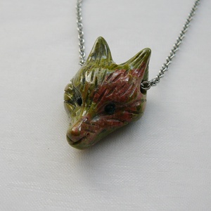 Unakit róka medálos nyaklánc - ékszer - nyaklánc - medálos nyaklánc - Meska.hu