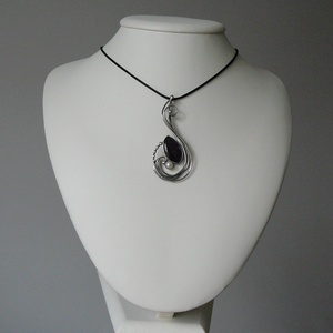 Ametiszt medál - ékszer - nyaklánc - medálos nyaklánc - Meska.hu