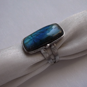 Labradorit gyűrű - ékszer - gyűrű - szoliter gyűrű - Meska.hu