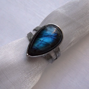 Labradorit gyűrű - Meska.hu