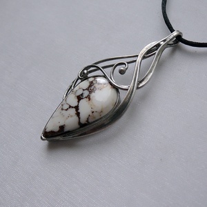 Magnezit medál - ékszer - nyaklánc - medálos nyaklánc - Meska.hu