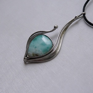 Larimár medál - Meska.hu