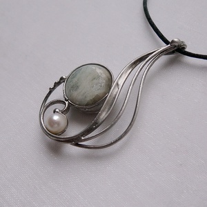 Akvamarin medál - Meska.hu