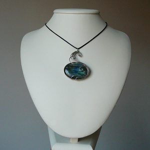 Labradorit medál - ékszer - nyaklánc - medál - Meska.hu