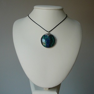 Krizokolla medál - ékszer - nyaklánc - medálos nyaklánc - Meska.hu