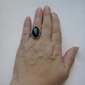 Ónix gyűrű - ékszer - gyűrű - szoliter gyűrű - Meska.hu