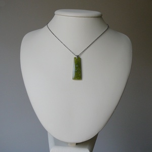 Zöld opál medálos nyaklánc - ékszer - nyaklánc - medálos nyaklánc - Meska.hu