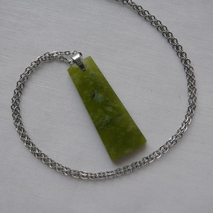 Zöld opál medálos nyaklánc - ékszer - nyaklánc - medálos nyaklánc - Meska.hu
