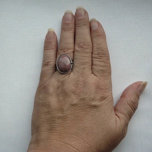 Rodonit gyűrű - ékszer - gyűrű - szoliter gyűrű - Meska.hu