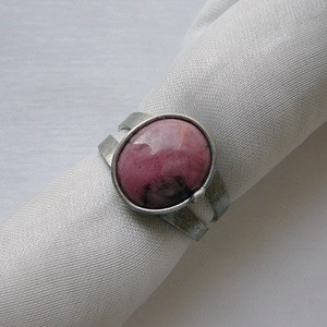 Rodonit gyűrű - ékszer - gyűrű - szoliter gyűrű - Meska.hu