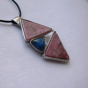 Rodonit medál - ékszer - nyaklánc - medálos nyaklánc - Meska.hu