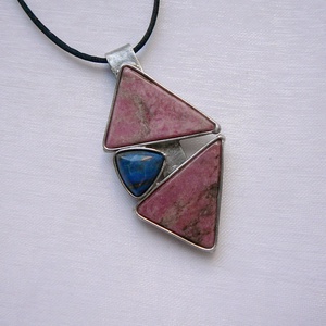 Rodonit medál - ékszer - nyaklánc - medálos nyaklánc - Meska.hu