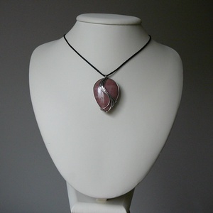 Thulit csepp medál - ékszer - nyaklánc - medálos nyaklánc - Meska.hu