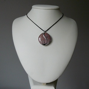 Rodonit medál - ékszer - nyaklánc - medálos nyaklánc - Meska.hu