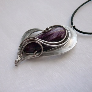 Csaroit szív medál, Ékszer, Nyaklánc, Medál, Ékszerkészítés, Fémmegmunkálás, MESKA