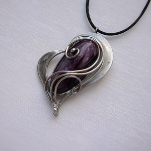 Csaroit szív medál - ékszer - nyaklánc - medál - Meska.hu