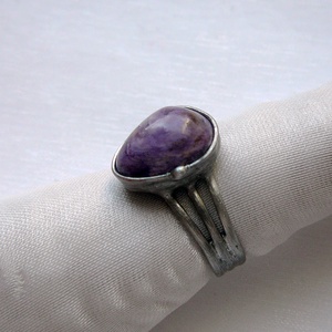 Csaroit gyűrű, Ékszer, Gyűrű, Szoliter gyűrű, Ékszerkészítés, Fémmegmunkálás, MESKA