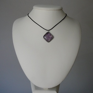Ametiszt medál - ékszer - nyaklánc - medálos nyaklánc - Meska.hu