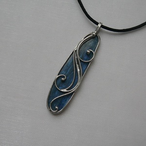 Kianit medál - ékszer - nyaklánc - medálos nyaklánc - Meska.hu