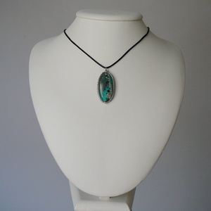 Krizokolla medál - ékszer - nyaklánc - medálos nyaklánc - Meska.hu